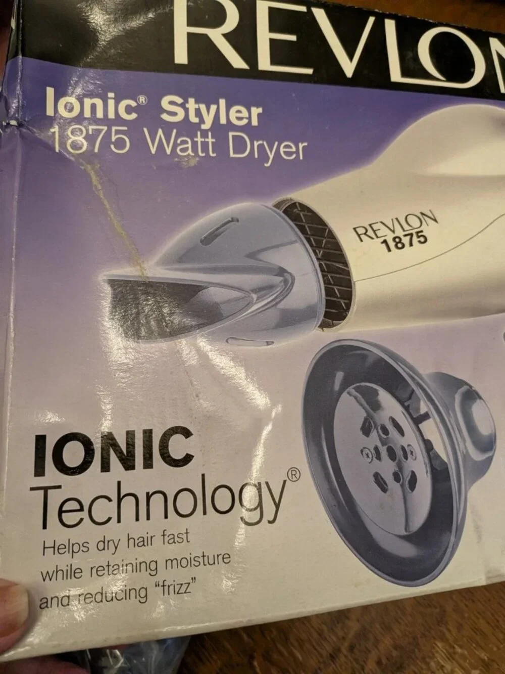NEW! Revlon 1875 Ionic Techology Hair Dryer with Box
